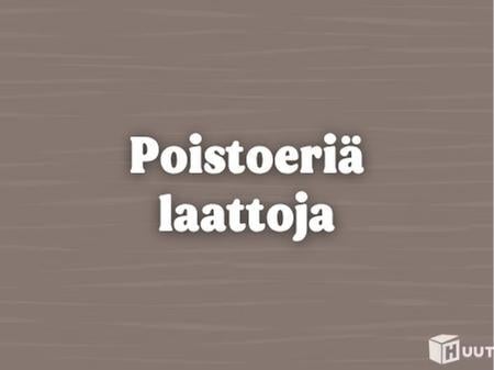 Poistoeriä laattoja